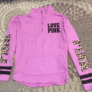 PINK half zip